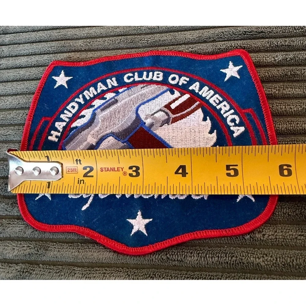 Handyman Club of America Life Member Embroidered‎ Patch Sew On Collectible